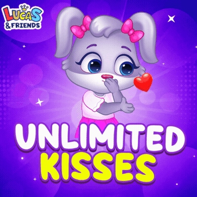 Lucas And Friends Rabbit Holding Heart GIF