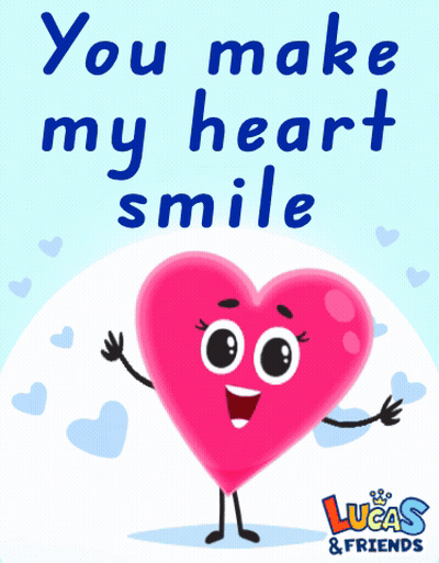 Lucas And Friends Smiling Heart GIF