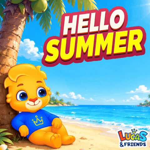 Lucas And Friends Teddy Bear On Beach GIF