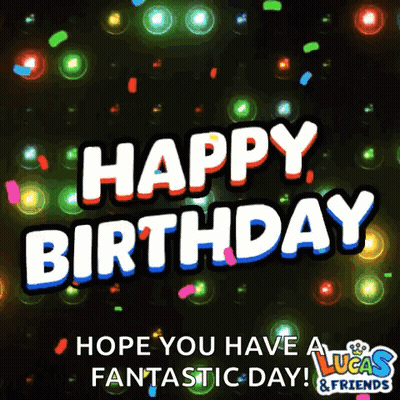 Lucas And Friends Wishes Happy Birthday GIF