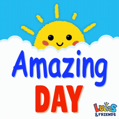Lucas & Friends Advertisement Smiling Sun GIF