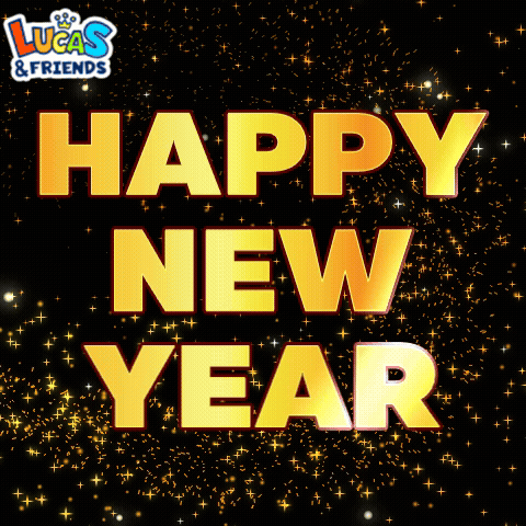 Lucas & Friends Advertisement Yellow Red Background GIF