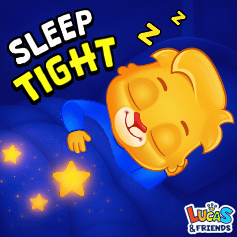 Lucas & Friends Boy Sleeping GIF
