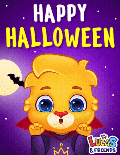Lucas & Friends Greeting Card Cartoon Character GIF