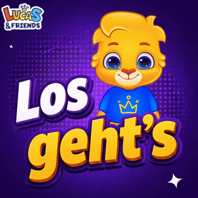 Lucas & Friends Lion With Crown On Shirt GIF