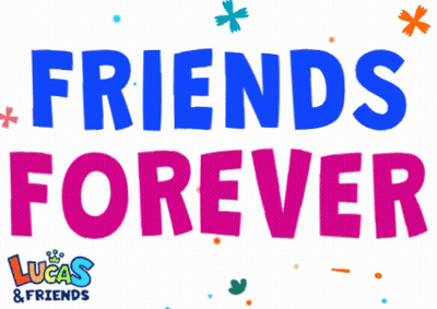 Lucas & Friends Logo Friends Forever GIF