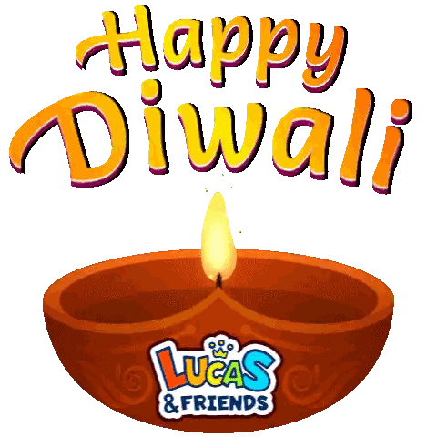 Lucas & Friends Logo With Candle Sticker