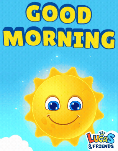 Lucas & Friends Poster Smiling Sun GIF