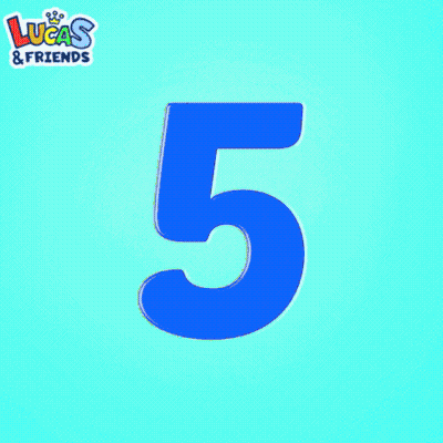 Lucas & Friends Poster With Confetti GIF
