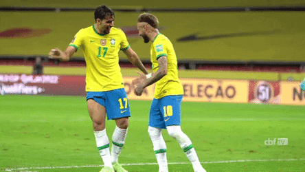Lucas Paqueta Bro Hug With Neymar Selecao GIF