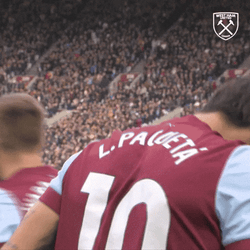 Lucas Paqueta Low Five With Teammates GIF