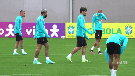 Lucas Paqueta With His Teammates GIF