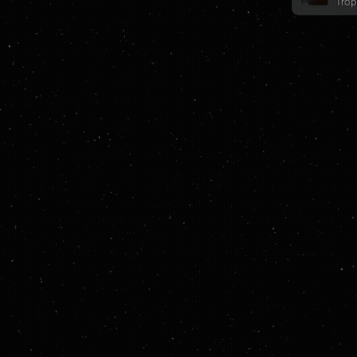 Lucasfilm Games Logo Starry Background GIF