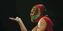 Lucha Libre Blowing GIF