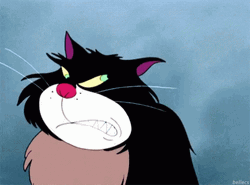 Lucifer The Cat From The Series Cinderella Plotting Face GIF