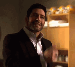 Lucifer Tom Ellis Thumbs Up Down GIF