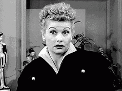 Lucille Ball Crazy Acting GIF