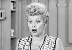Lucille Ball OMG Shocked Face GIF