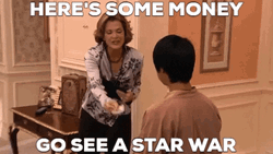 Lucille Bluth Give Boy Money See Star Wars GIF