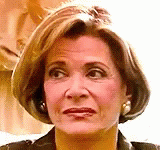 Lucille Bluth Mean Reaction Eyeroll GIF