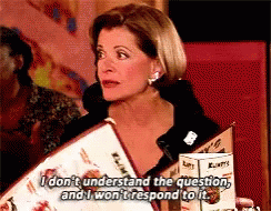 Lucille Bluth Rude Interview Response GIF