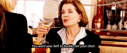 Lucille Bluth Serious Talk Drinking Glass Champagne GIF