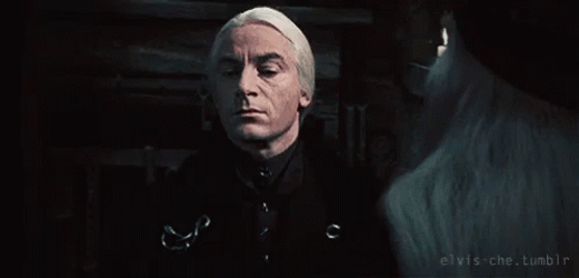 Lucius Malfoy Blinking Eyes GIF