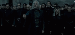 Lucius Malfoy Explaining GIF