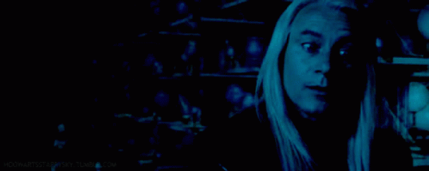 Lucius Malfoy Eyes Getting Bigger GIF