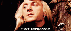 Lucius Malfoy Not Impressed GIF