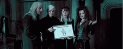 Lucius Malfoy Taking Picture GIF