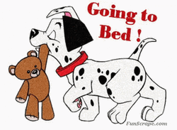 Lucky Bedtime With His Teddy Bear GIF