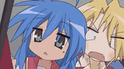 Lucky Star Konata Izumi Don't Leave Me GIF