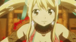 Lucy Heartfilia Cute Wink GIF