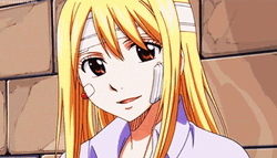 Lucy Heartfilia Eye Smile GIF