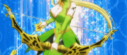 Lucy Heartfilia Fairy Tail Archer GIF