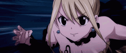 Lucy Heartfilia Fairy Tail Attack GIF