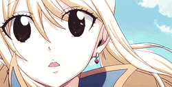 Lucy Heartfilia Fairy Tail Close Up GIF