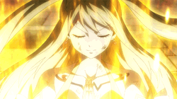 Lucy Heartfilia Fairy Tail Concentration GIF