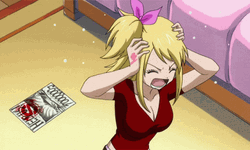 Lucy Heartfilia Fairy Tail No  GIF