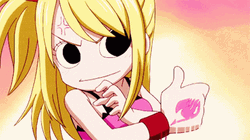 Lucy Heartfilia Thumbs Up GIF