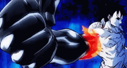 Luffy Arm Fire Expanding Gear 5  GIF