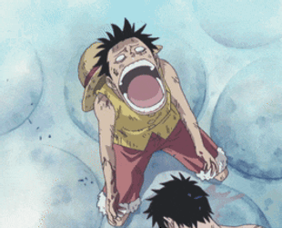 Luffy Breakdown One Piece GIF