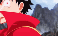 Luffy Dodging Wind Attacks Using Haki GIF