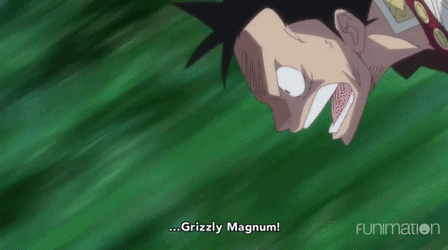 Luffy Fighting Against Charlotte Cracker GIF