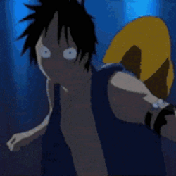 Luffy Fighting Strong Punch GIF