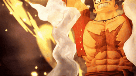 Luffy Fighting Video Game GIF