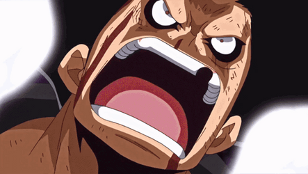 Luffy Gear 4 Boost Power GIF