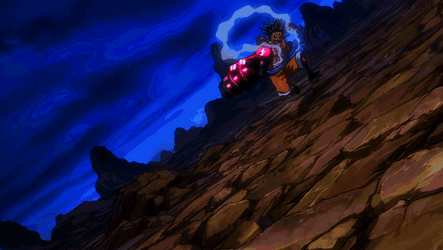 Luffy Gear 4 Power Ignite GIF