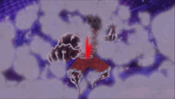 Luffy Gear 4 Snakeman GIF